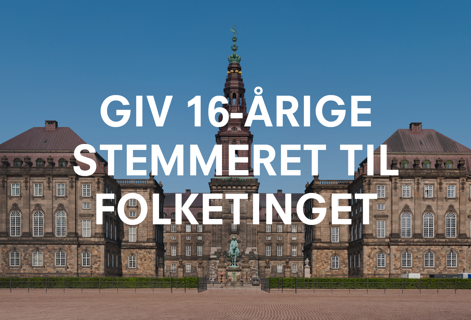 Giv 16-årige Stemmeret Til Folketinget // Alternativet